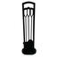Set de unelte pentru șemineu 70 cm, 3 piese, cusuport, negru, metal