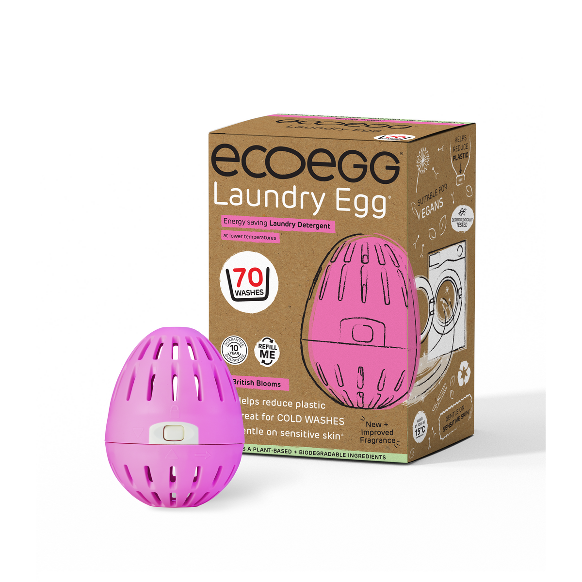 Obrázok ECOEGG Vajíčko na 70 praní, British Blossom