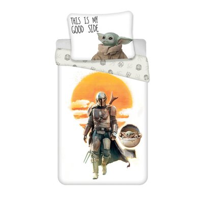 Bombažna posteljnina Star Wars Mandalorian 02, 140 x 200 cm, 70 x 90 cm