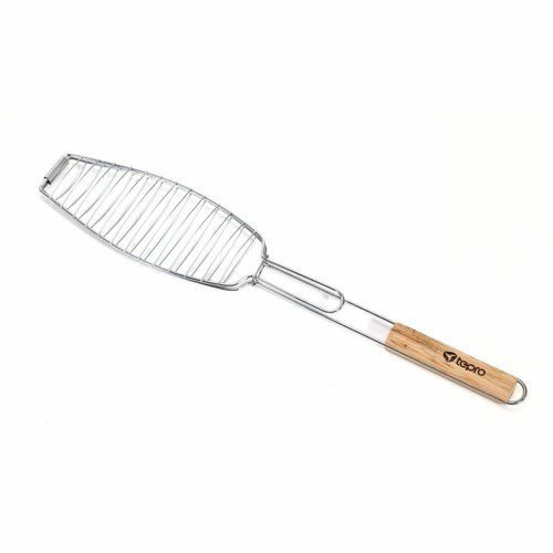 Tepro 8524 Fischgrillrost mit Holzgriff