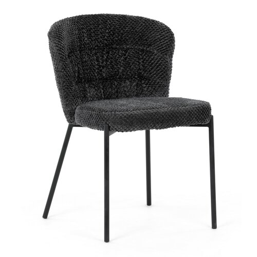 Étkezőszék garnitúra Bouclé CT-W1077 GREY2, 4 db