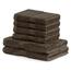 DecoKing Set Handtücher und Badetücher Bamby braun, 4 Stück 50 x 100 cm, 2 Stück 70 x 140 cm