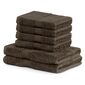DecoKing Set Handtücher und Badetücher Bamby braun, 4 Stück 50 x 100 cm, 2 Stück 70 x 140 cm