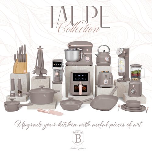 BerlingerHaus 18-предметний набір тарілок Taupe, біло-сірий