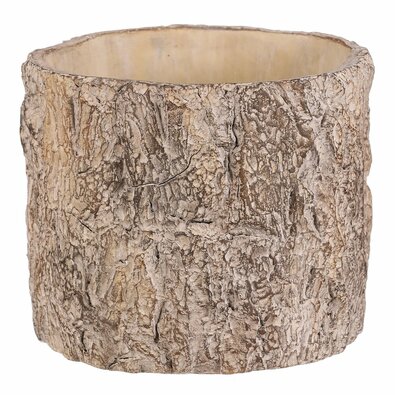 Virágcsomagolás fa kérget utánzó, 21 x 21 x 17 cm,beton