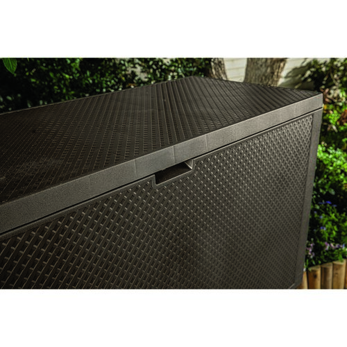 Cutie de depozitare Keter Garden Emily maro, 280 l, 118 x 58 x 45 cm