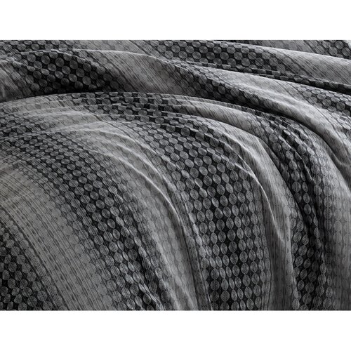 BedTex Bombažno posteljnino Oberon siva, 220 x 200cm, 2 kos 70 x 90 cm