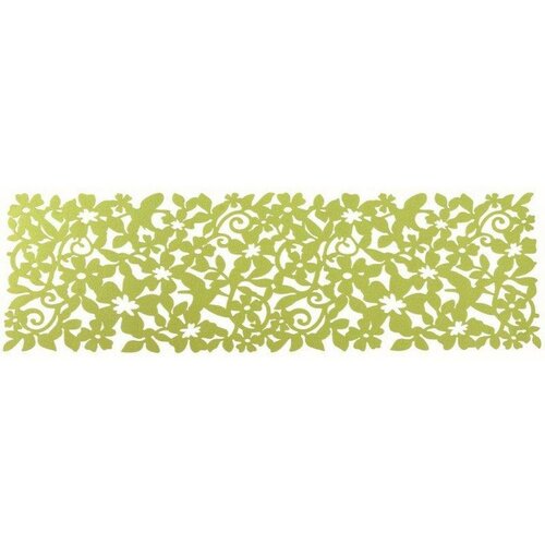 Plstěný ubrusový běhoun Ambition, 100 x 30 cm, zelená