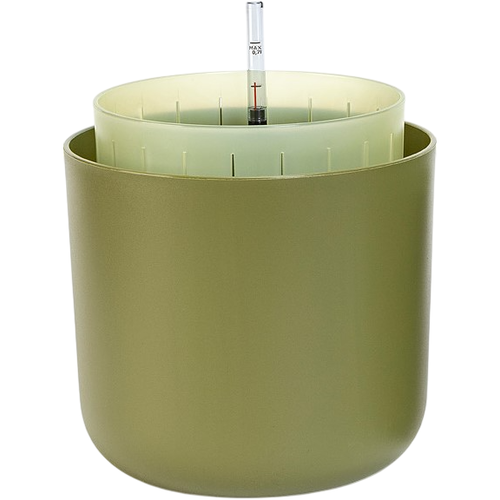 Plastia Samozavlažovací květináč Tolita Air zelená, pr. 19 cm
