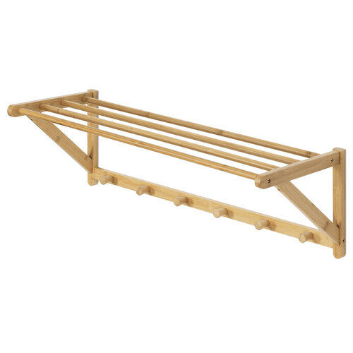 Wandgarderobe B004 NAT, Bambus