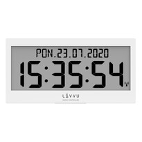Lavvu LCX0010 Digitaluhr mit Funksteuerung Modig-Signal, Weiß