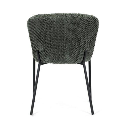 Scaun de sufragerie Bouclé CT-W1077 GRN2, verde