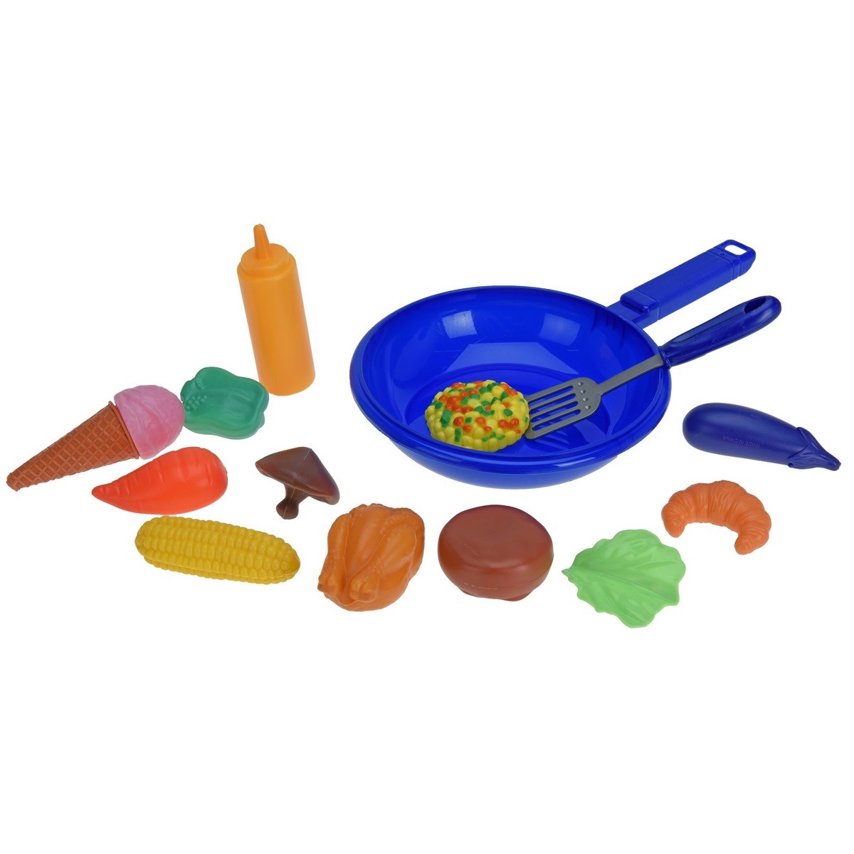 Detský hrací set Panvička modrá, 30 cm