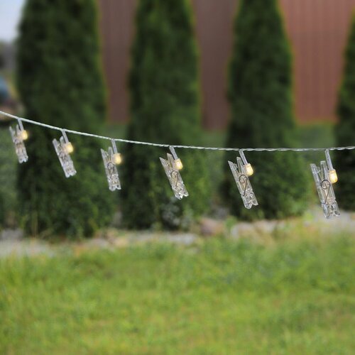 DecoKing Svetlobna veriga za fotografije toplabela, 20 LED