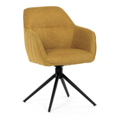 Zestaw krzeseł obiadowych z mechanizmem zwrotnymHC-536 YEL2, 2 szt.