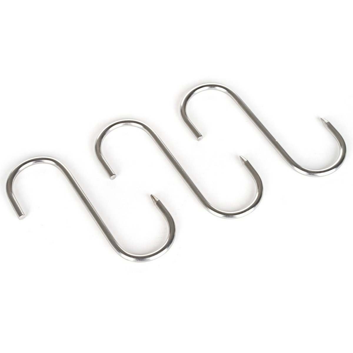 Bankett Rozsdamentes acél füstölőhorog AKCENT 11 x8,5 cm, 3 db, S