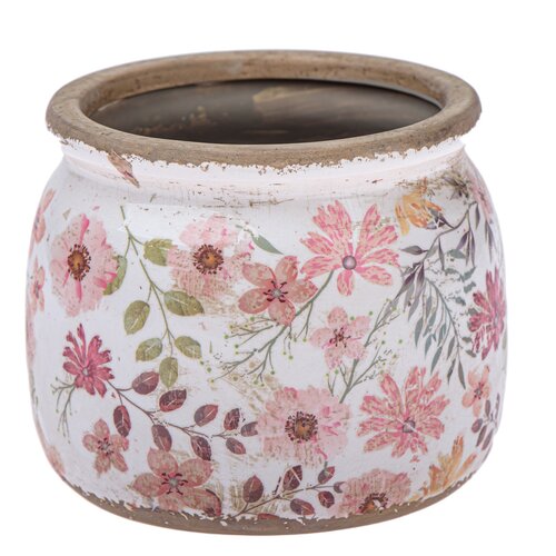 Keramični cvetlični lonček Vintage florist, 15,5 x13 cm