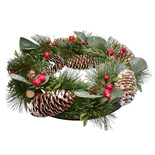 Świąteczny wieniec dekoracyjny Milano, 28 cm