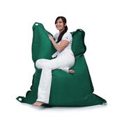 Sedací vak s popruhmi Dark Green 181 x 141 cm