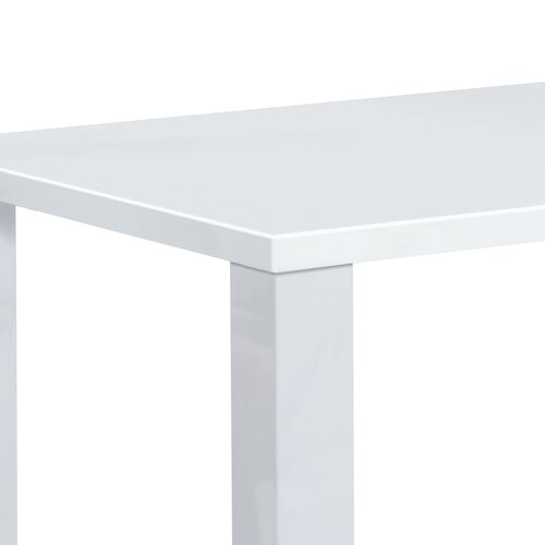Jedálenský stôl 160 x 90 cm, biela