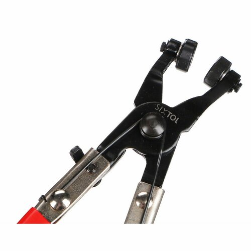 Sixtol Kleště na jednoduché samozapadacie cevnesponke, ukrivljene MECHANIC HOSE CLAMP 6, 26,5 cm