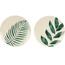 Porcelanový jedilný tanier Leaf, premer 27 cm