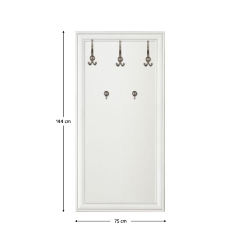 Věšáková stěna KENTAK WIE75, alpská bílá