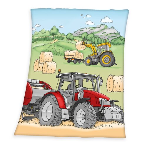 Herding Плед Трактор, 130 x 160 см