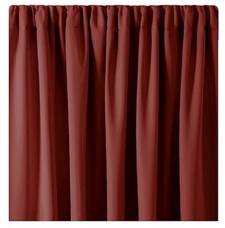 Obrázok AmeliaHome Záves Blackout Oxford Pleat rose, 140 x 245 cm