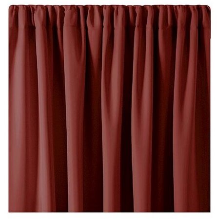 Restilo Závěs Blackout Pleat rose, 140 x 245 cm