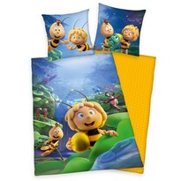 Lenjerie de pat din bumbac, pentru copii, AlbinaMaia, 140 x 200 cm, 70 x 90 cm Lenjerie de pat din bumbac, pentru copii, AlbinaMaia, 140 x 200 cm, 70 x 90 cm