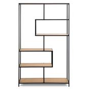 Raft metalic LOFTY GRID Classic Oak, 185 x 114 cm