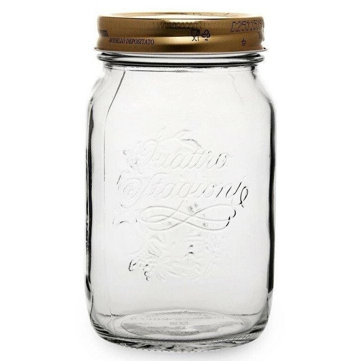 Bormioli Rocco Zavárací pohár s viečkom Quattro Stagioni, 1 l, 1000 ml