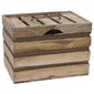 Sada dekoračných drevených boxov Mango wood, 2 ks