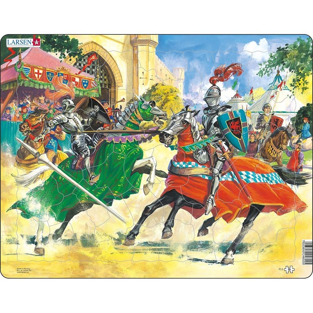 Larsen Puzzle Rytiersky turnaj, 50 dielikov