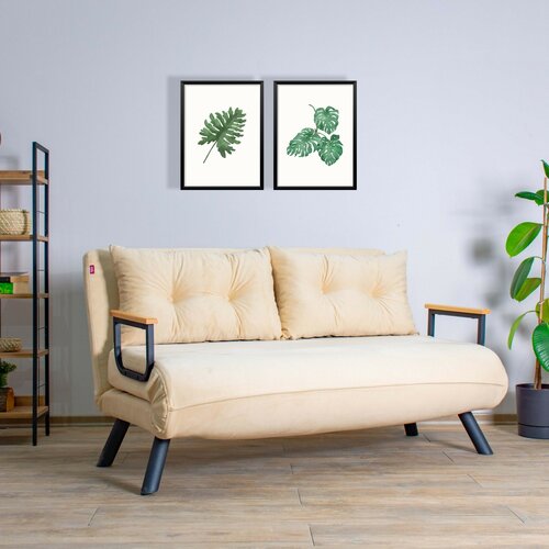 Klappsofa Sando 2 Cream