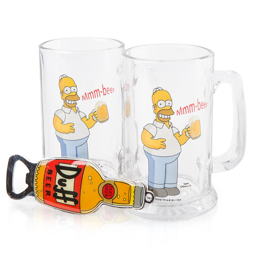 The Simpsons Zestaw podarunkowy kufli Duff Beer 330 ml