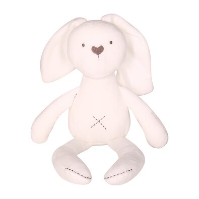 Wypchany królik Hop 35 cm, biały