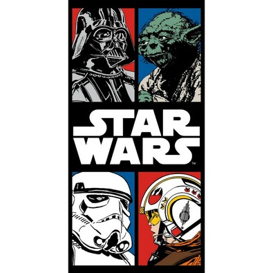 Prosop Star Wars komiks, 70 x 140 cm
