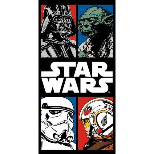 Ręcznik kąpielowy Star Wars komiks, 70 x 140 cm