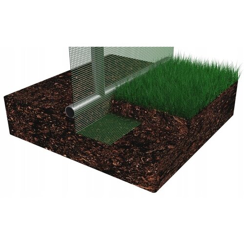 Gartenfoliengewächshaus mit stabilen Türen, 400 x 250 x 200 cm