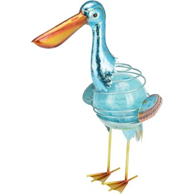 Decorațiune solară pentru exterior Pelican, 24 x13 x în.33,5 cm