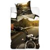Bavlnené obliečky Motocykel, 140 x 200 cm, 70 x 90 cm