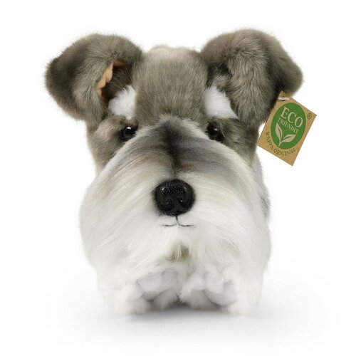 Câine de pluș Rappa Schnauzer 28 cm ECO - FRIENDLY