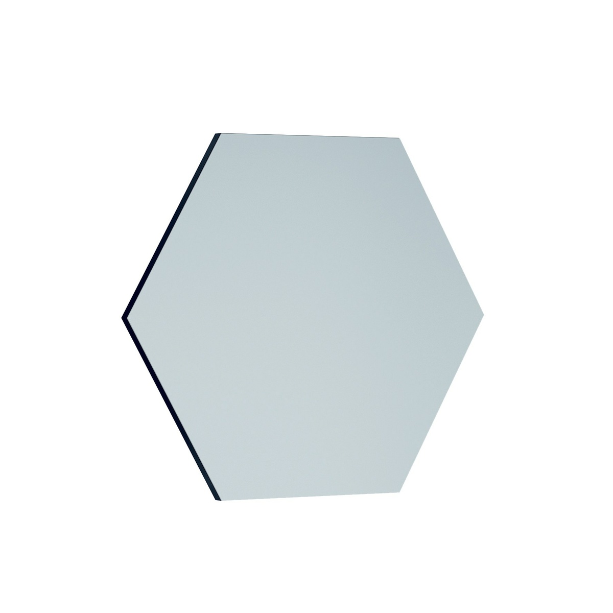 Zrkadlo Zeo Black 60 x 70 cm