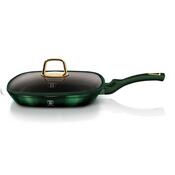 Berlinger Haus Grilovací pánev s poklicí a titanovým povrchem Emerald Collection, 28 cm