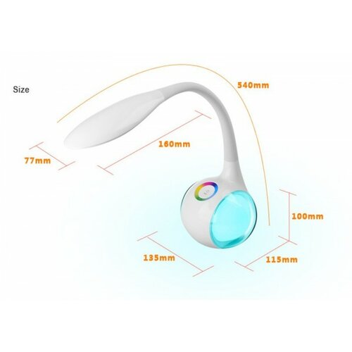 Solight WO39 LED stolná lampička 256 farieb
