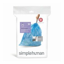 Пакети для сміття Simplehuman V 16-18 л, 20 шт