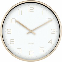 Karlsson 5720WH дизайнерський настінний годинник, діам. 30 см