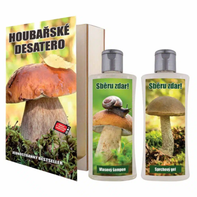 Bohemia Gifts Kozmetikai szett könyv -Gombászoknak